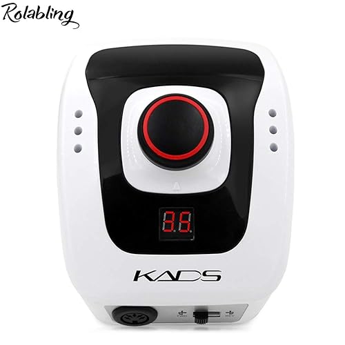 Miniatura 2 de Rolabling Máquina de taladro de uñas de 300 a 35000 rpm, kit de taladro eléctrico para manicura, pedicura, acrílico, gel, uñas naturales (110 V)