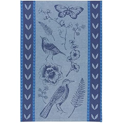 Now Designs Juliette Woven Cotton Jacquard Dishtowel W18 x L28in Cover