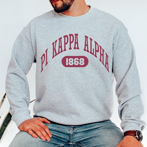 Pi Kappa Alpha Sweatshirt - PIKE Large Athletic Fraternity Crewneck Sweatshirt2