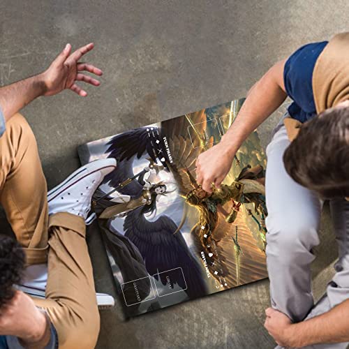 Sabermaster Mtg Playmat Yugioh Playmat Table Mats Size 60X60 Cm Mousepad Compatible For Mtg Rpg Ccg Trading Card Game Play Mats Original Play Mat Art Designs & Accessories (2) #TOP5