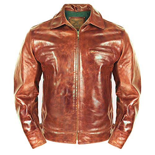 Veste de moto en cuir Noble House l'esprit de liberté vintage du Highway Biker