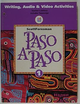 Paperback Paso A Paso 1, Writing, Audio and Video Activities Teacher's Edition Book