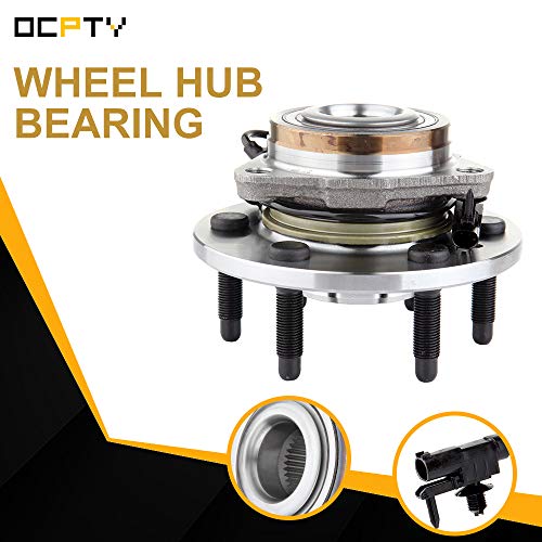Ocpty New Wheel Hub Bearings Front 6 Lug W/Abs Fit For Escalade Esv Ext, Avalanche Silverado Suburban Tahoe, Sierra Yukon Xl1500 515096 (Pack Of 1) #TOP1