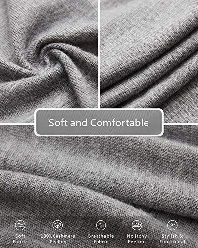 Eurkea 100% Merino Wool Winter Soft And Cozy Scarf For Men thumb #3
