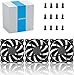upHere 12BK4-5 PWM Case Fan,120mm PC Fan,High Performance Cooling Fan, 4-Pin, Adjustable Speed 900-1800 RPM, Compatible with Desktop
