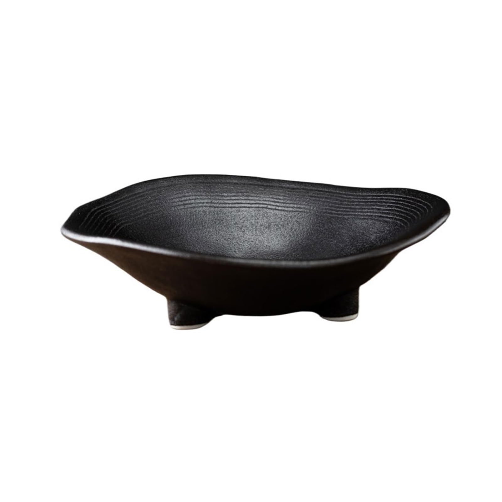 Plant Saucers Irregular Frosted Tray Chinese Ceramic Saucer