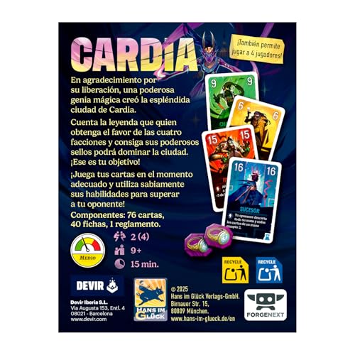 Miniatura 3 de Devir – Duelo por Cardia – Juego de Cartas Estratégico para 2 Jugadores | Fantasía, Duelos, Habilidades y Tácticas | A Partir de 9 Años, 15 Min por Partida (BGCARDSP)