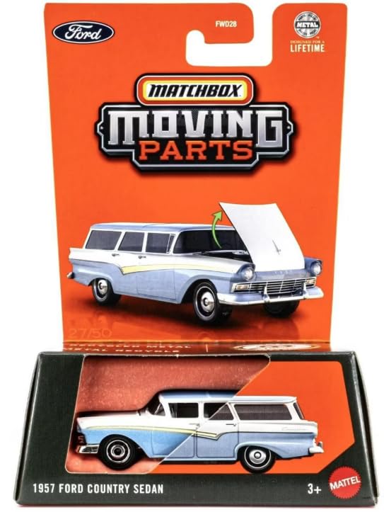 Matchbox 1957 Ford Country Sedan Azul 1:64 miniatura 1