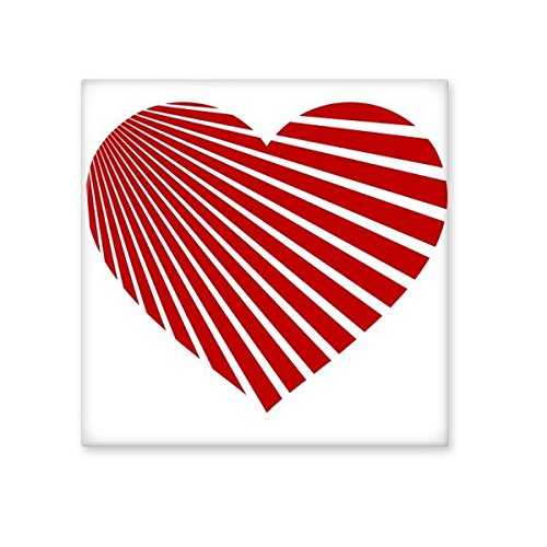 Carreaux de céramique Coeur Rouge en bisque haute qualité pour décoration murale L