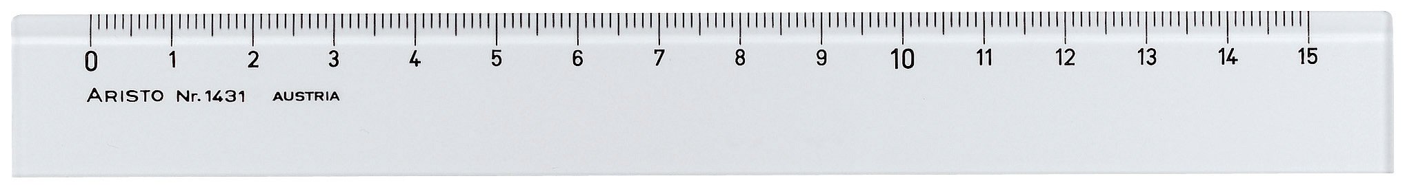 Ruler Plexiglas ® 15 cm Transparente