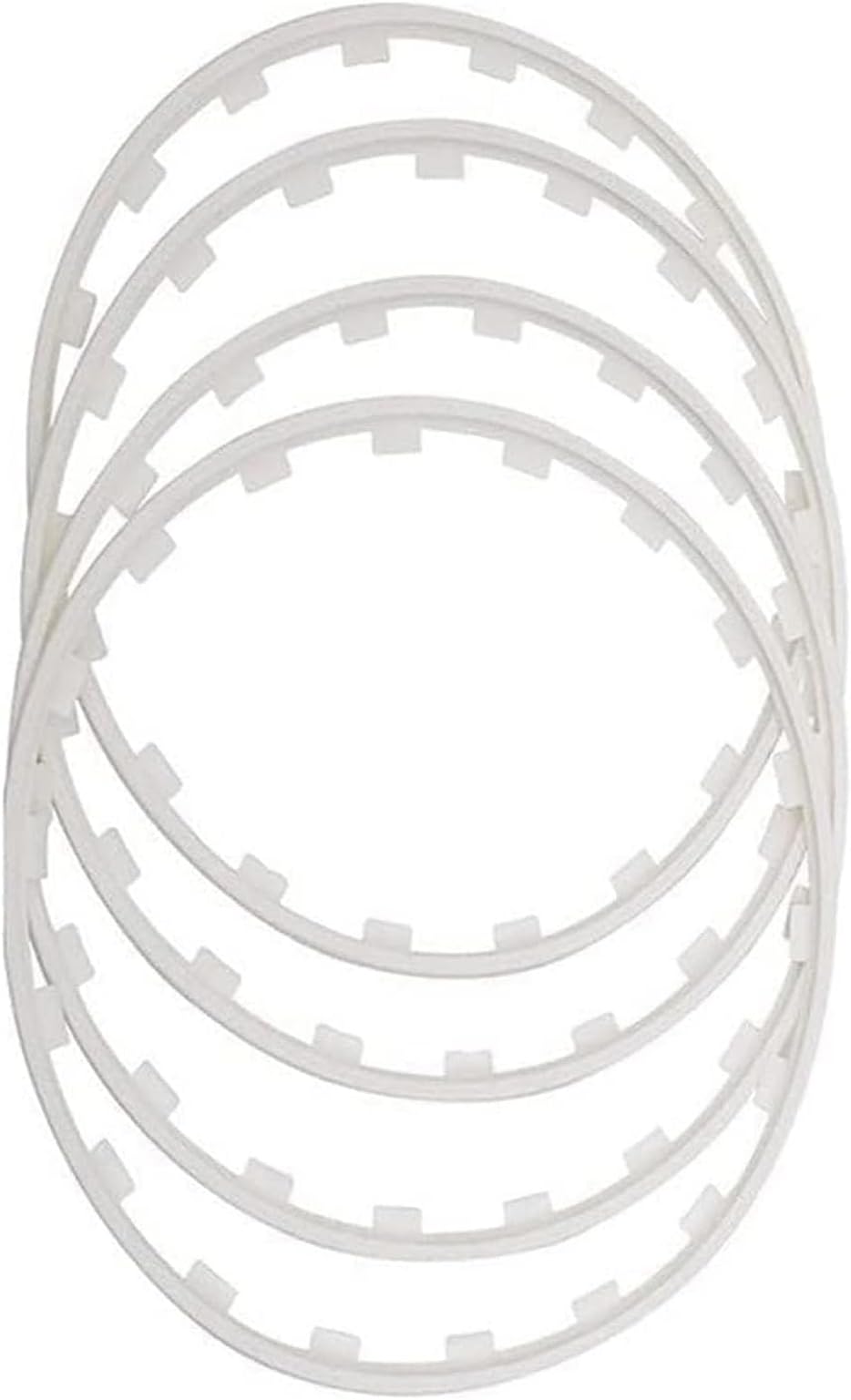 LenTLy 16-20" Car Rims Edge Trim Protector Wheel Protection Ring, Alloy Wheel Edge Ring Rim Protectors Tyres Tire Guard Set of 4, Anti-Scratch Car Refit Trims Kit(Size:20 inch,Color:White)
