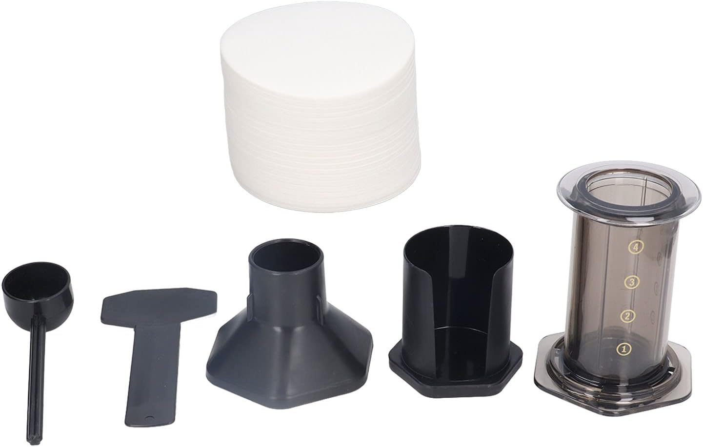 French Press Coffee Maker Portable European Drip Coffee Maker Home Travel Brown