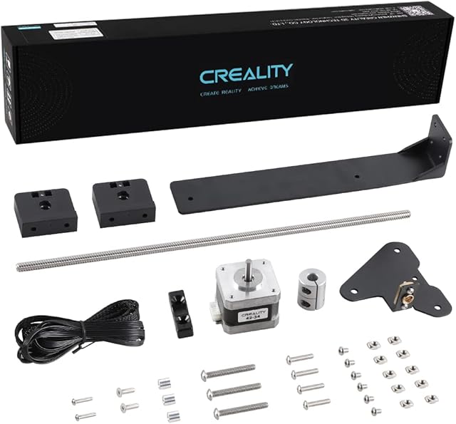 Creality Official Ender 3 Dual Z-Axis Upgrade Kit ( 42-34 Stepper Motor Included ) for Ender-3, Ender-3S, Ender 3 Pro, Ender 3 V2 3D Printer