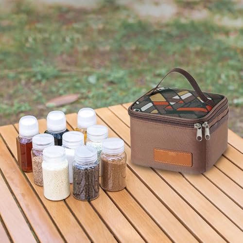Kit d'assaisonnement de camping grand format avec sac Oxford 600D