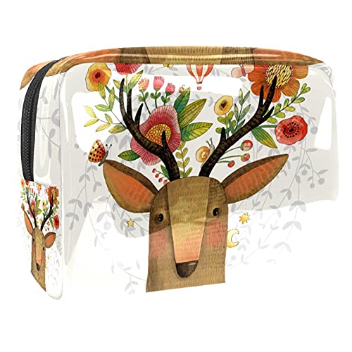 Petite trousse de maquillage pour adolescentes et femmes motif mandala floral