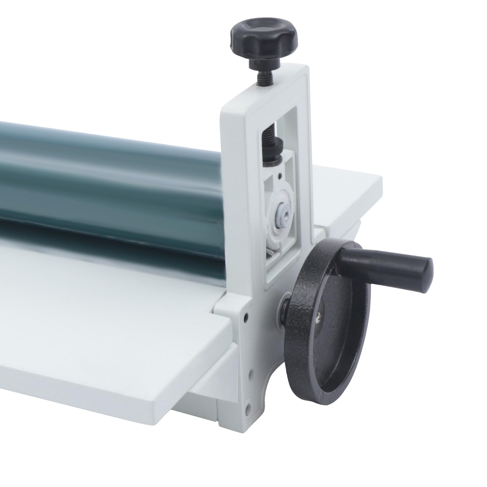 Plastificatrice a freddo da 35,6 cm, senza installazione, larghezza massima di laminazione 35,6 cm, spessore massimo di laminazione 1,3 cm, manuale con manopola di regolazione, per ufficio, scuola