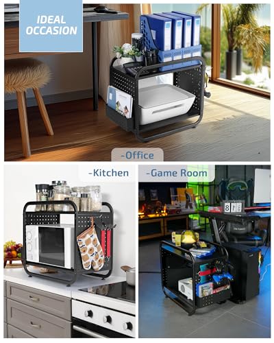 image for PLKOW Compact Video Game Storage Organizer, Xbox Stand Organizer for C