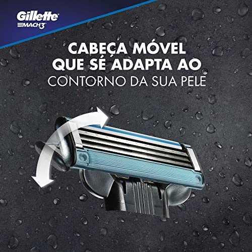 Gillette Carga Para Aparelho De Barbear Mach3 2 Unidades
