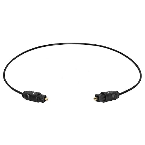 MaxLLTo Cable de cable de fibra óptica óptica SPDIF MD DVD TosLink de 1,5 pies Digitaces