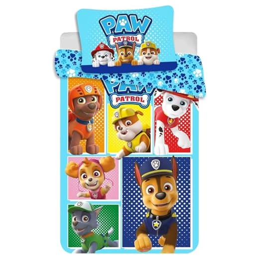 Jerry Fabrics PAW Patrol PP184 Babybettwäsche Kinderbettwäsche 100x135 cm