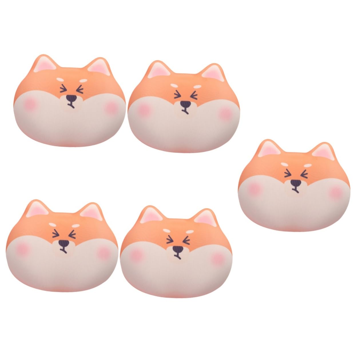 NUOBESTY 5 Pièces Repose Poignet Ergonomique pour Ordinateur Tapis de Souris avec Motif Adorable de Chiot Support pour Poignets à Utiliser Bureau à Maison les Cafés