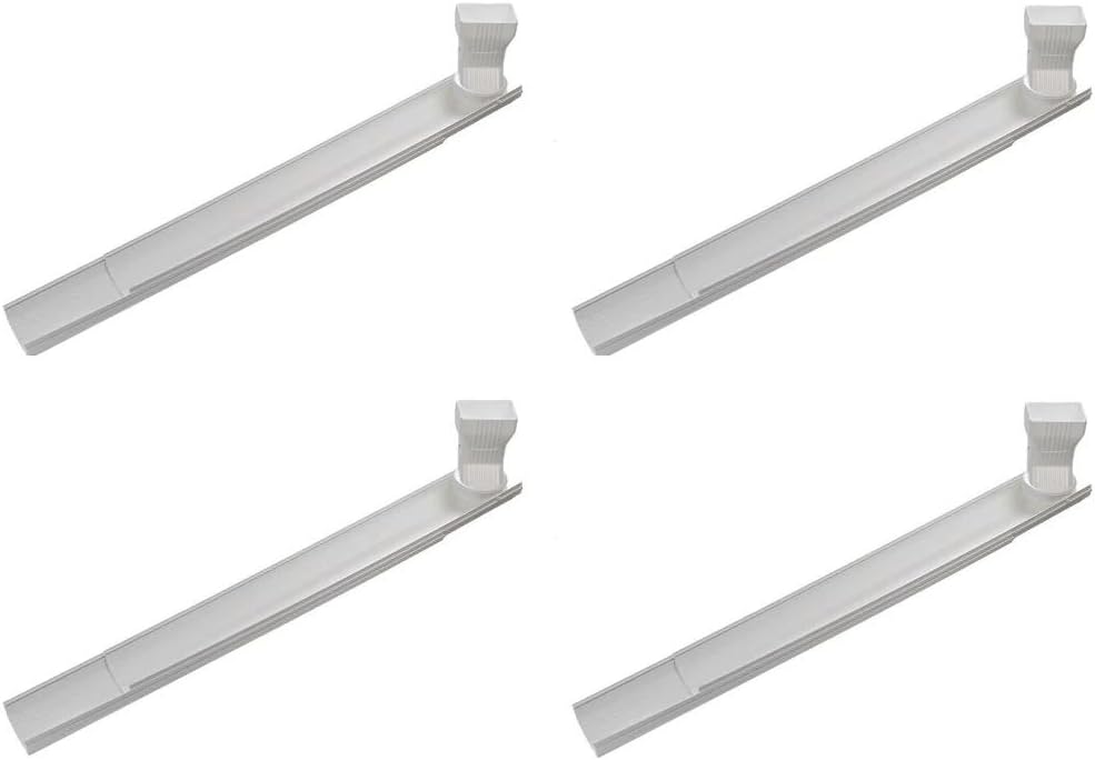 Frost King Tilt N' Drain 5-1/2 in. W x 6 ft. L White Vinyl Downspout Extension