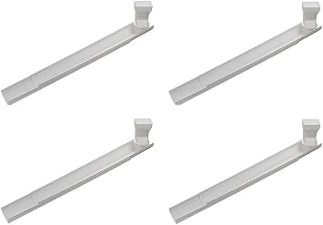 Frost King Tilt N Drain 5-1/2 in. W x 6 ft. L White Vinyl Downspout Extension