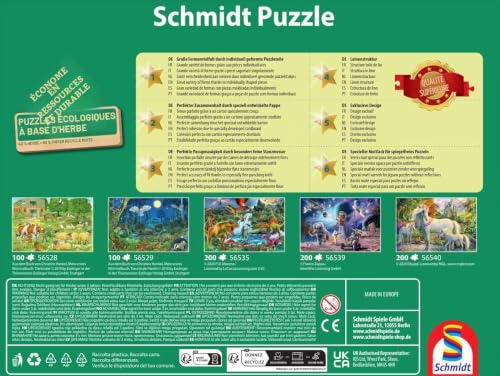 Puzzle 150 pièces SCHMIDT SPIELE Mignons visiteurs dans la prairie Paysage Neuf - vue 7