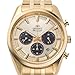 Orient Stretto Solar Chronograph Champagne Dial Gold Colour Strap Men’s Watch RA-TX0301G10B