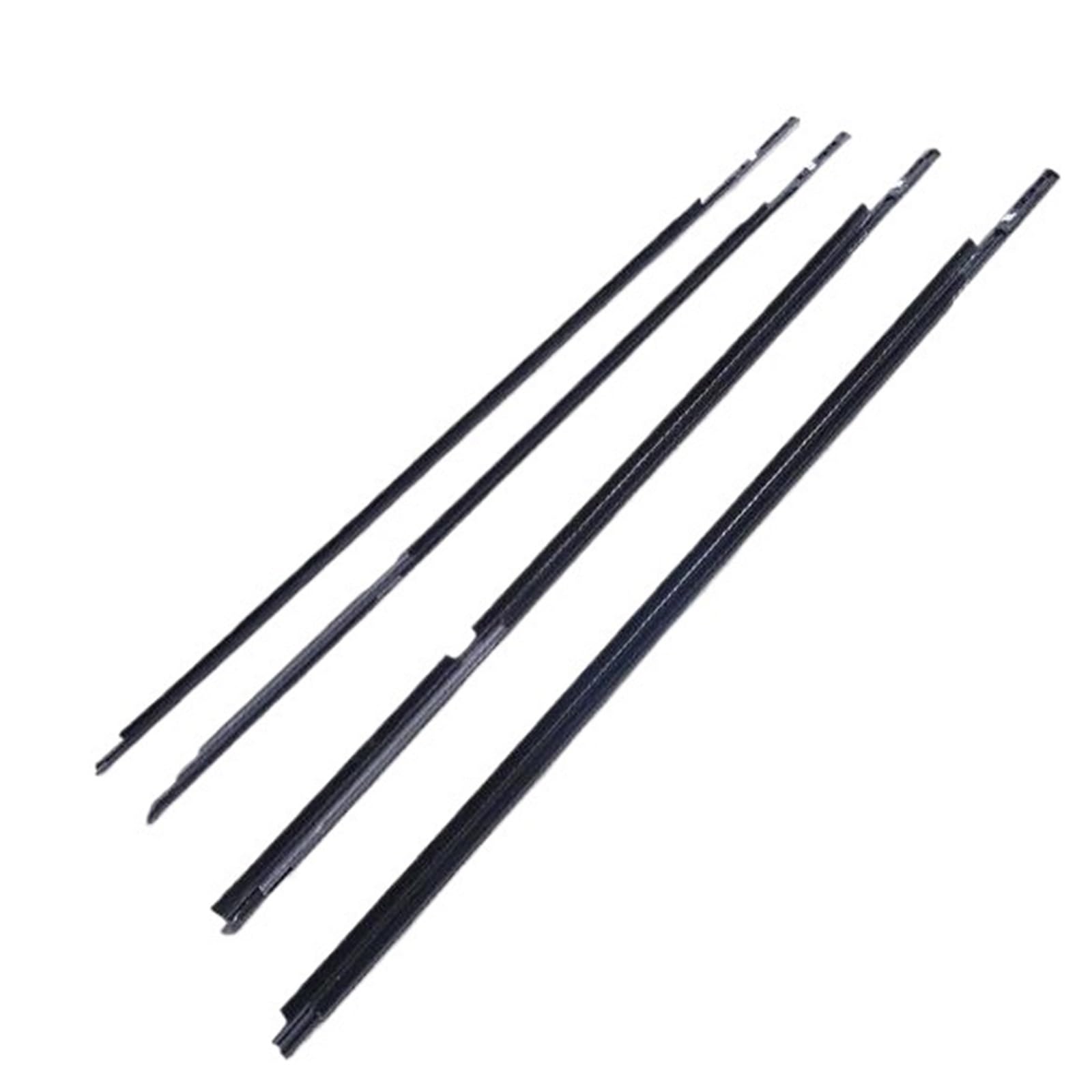 for Yaris 2005-2011 for Vitz 2005-2010 68160-52110 68210-52110 4 PCS Outer Door Glass Weatherstrip Moulding ATGCBCAUF