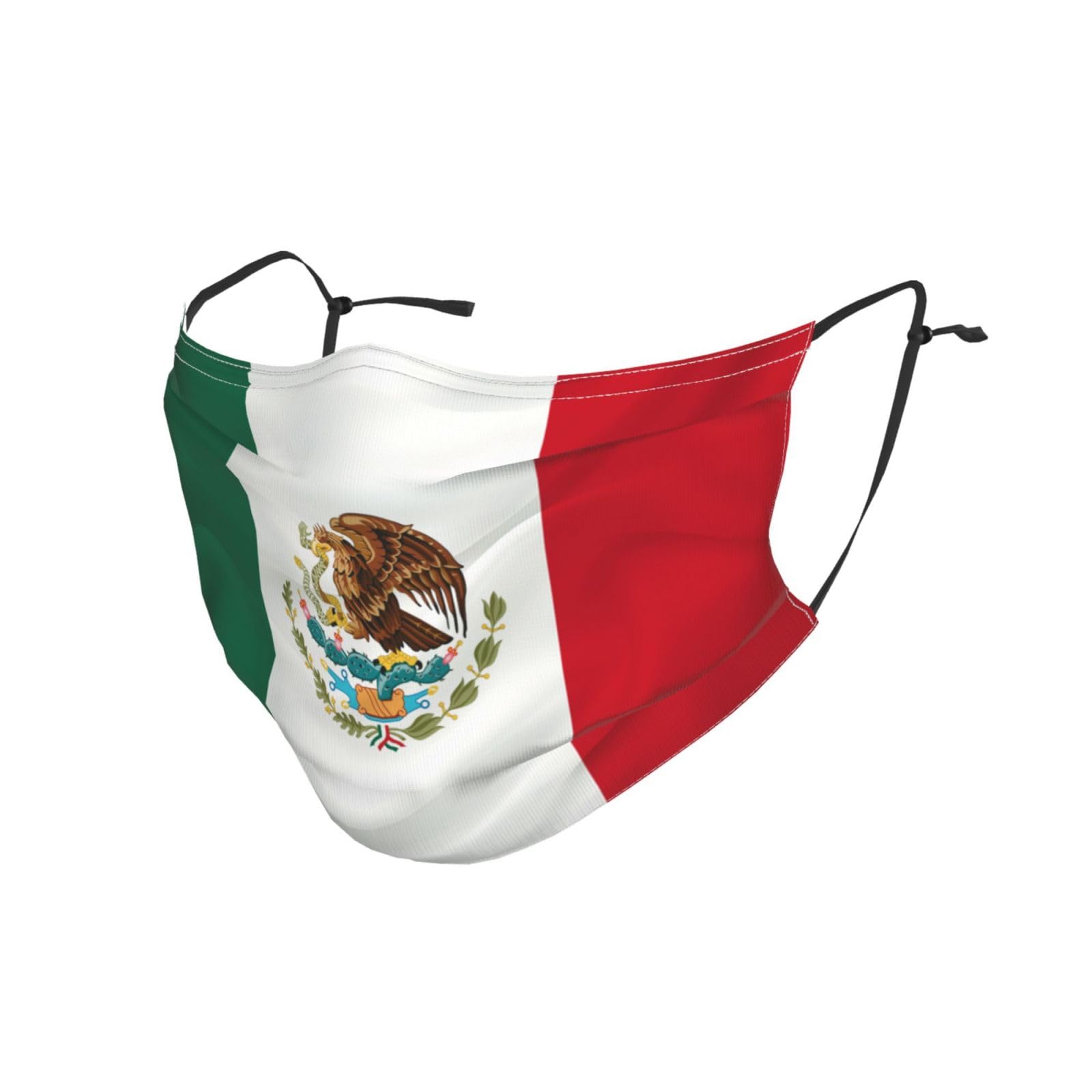 Piguncle Mexico Flag Premium Masks Breathe Easy Stay Black