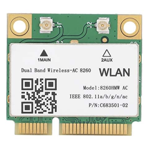 Drahtlose Netzwerkkarte, 2,4 G / 5 GHz Gigabit-Dualband 802.11AC Mini-PCI-E-WLAN-Karte Cover