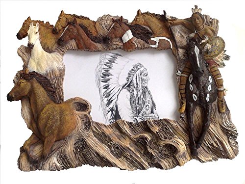 Preisvergleich Produktbild Katerina Prestige in0200 Bilderrahmen Indianer Pferde