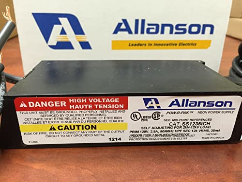 Allanson SS1235ICH 35mA 12000v Neon Transformer Power Supply