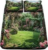 Entretien Facile - Grâce à notre tissu facile d'entretien, ce drap de lit est résistant au rétrécissement et à la décoloration,permettant un entretien sans effort et une durabilité longue durée