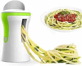 Máquina Cortar Vegetais Espaguete Vegano Abobrinha 3 Em 1 OFERTA