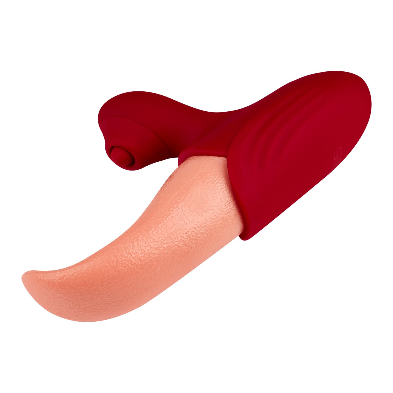 EIS, vibratore, vibratore Rabbit a forma di lingua, 15,5 cm, impermeabile (IPX6), ricaricabile, 2 motori con 7 programmi di vibrazione ciascuno, materiale delicato sulla pelle