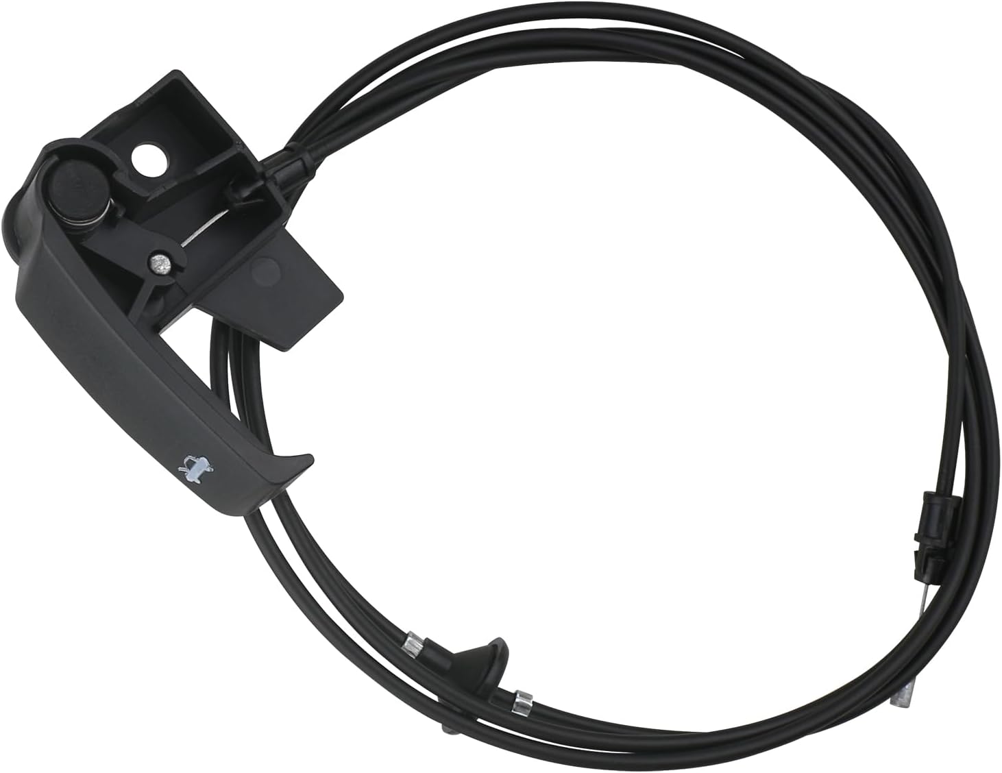 Hood Release Cable Pull Handle Assembly 15142953 912-017 Compatible with 1999-2007 Chevy Avalanche Silverado Suburban Tahoe, GMC Sierra Yukon, Cadillac Escalade Pickup Truck