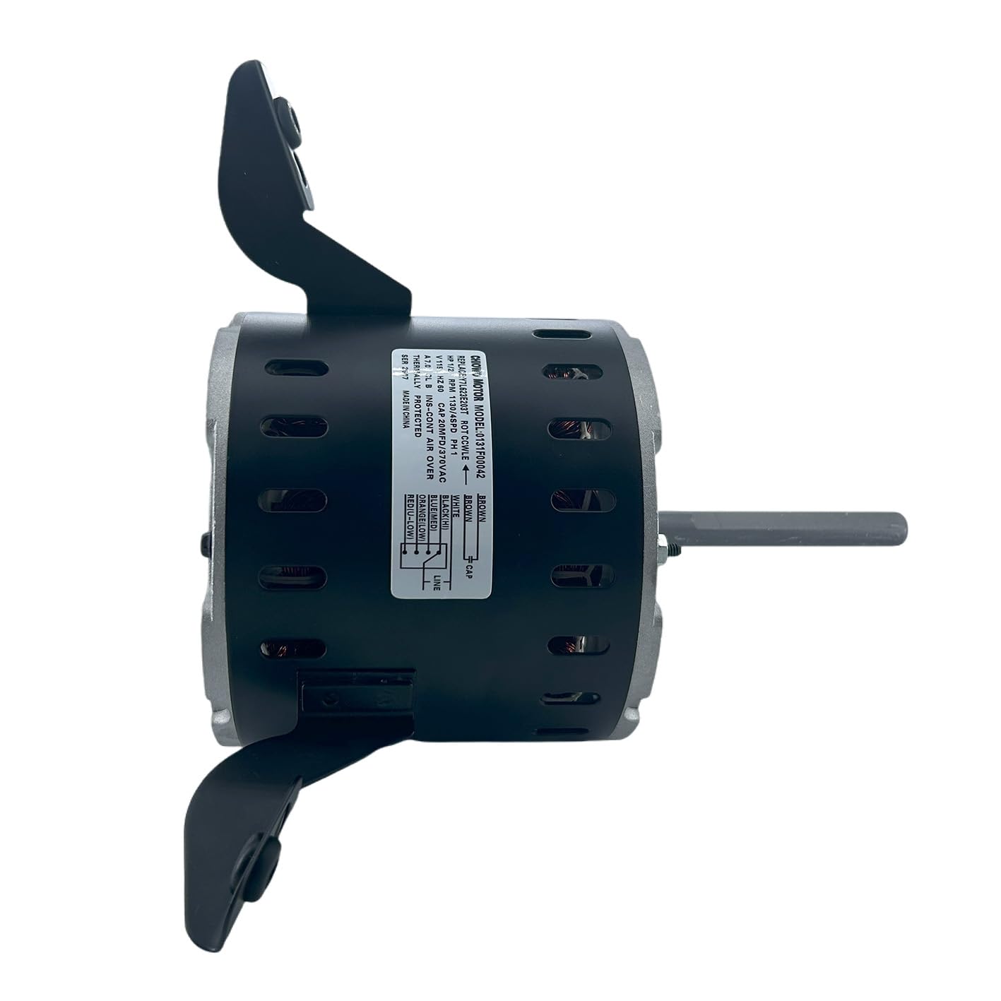 0131F00042SP 1/2HP Blower Motor 115V 7.0A 1130RPM 4Speeds Compatible Goodman Furnace Replaces 0131F00022SP B1340024 Y7L623E203T