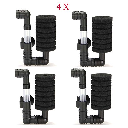 Aquapapa (Ship from CA USA) 4X Bio Sponge Filter for Betta Fry Aquarium Fish Tank Aquapapa (Ship from CA USA) 4X Bio Sponge Filter for Betta Fry Aquarium Fish Tank