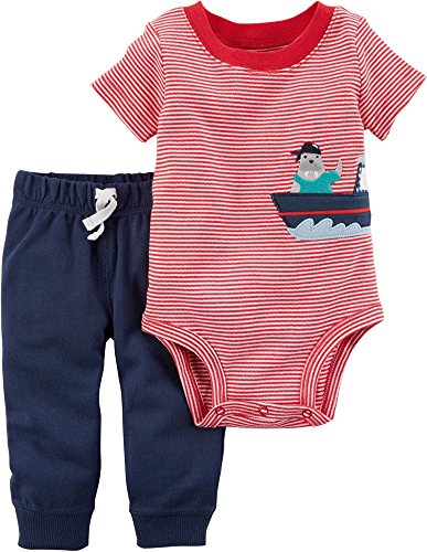 Ensemble naissance garçon en maille de coton premium d'une douceur absolue
