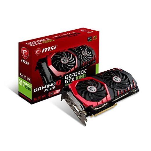 MSI Gaming GeForce GTX 1080 GAMING X+ 8G GDDR5X SLI DirectX 12 VR Ready Graphics Card