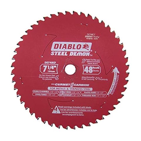 Diablo D0748CF STEEL DEMON 7 1/4 inch 48 Teeth Saw Blade Cover
