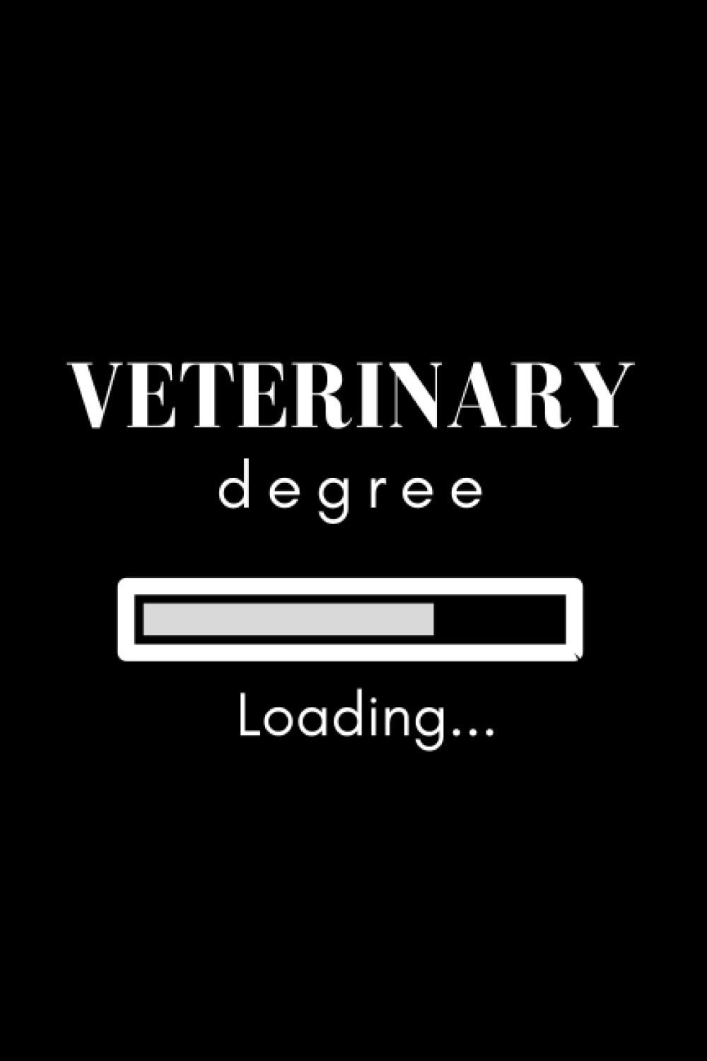 Loading Veterinary Degree Notebook and Veterinary Student Gift: A college ruled notebook for veterinary students and funny veterinarian graduation gifts (6x9 in university themed notebook journal)