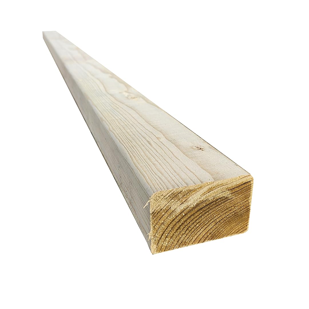 Snowdon Timber Garden Treated 3x2" Timber (L) 2.4m (W) 70mm (T) 45mm 5 Pack