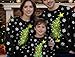 Christmas Sweatshirts for Family Cute Christmas Tree Graphic Long Shirt Family Matching Outfits Black