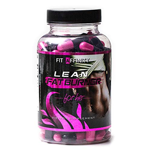 FIT AFFINITY: Lean Fat Burner for Her - Made for Women â€¢ Best All Natural Weight Loss Pills - Thermogenic Fat Loss Supplement & Appetite Suppressant Diet Pills - 45 Day Supply (90 Capsules)