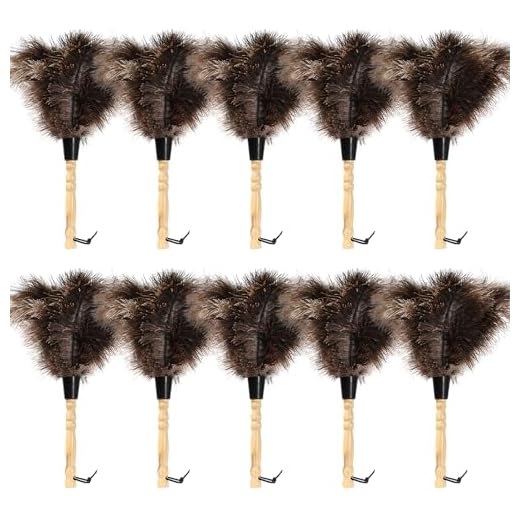 iHUFeather Natural Ostrich Feather Duster