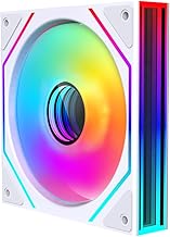 TZMRIT Prism 4Ultra/Prism 4RSUltra RGB PC Fan 120MM Housing Fan 1/3Piece [Infinity Mirror] [1850±10% RPM] 5V3PIN ARGB and 12V4PIN PWM Fan (1, WH, 4Ultra)