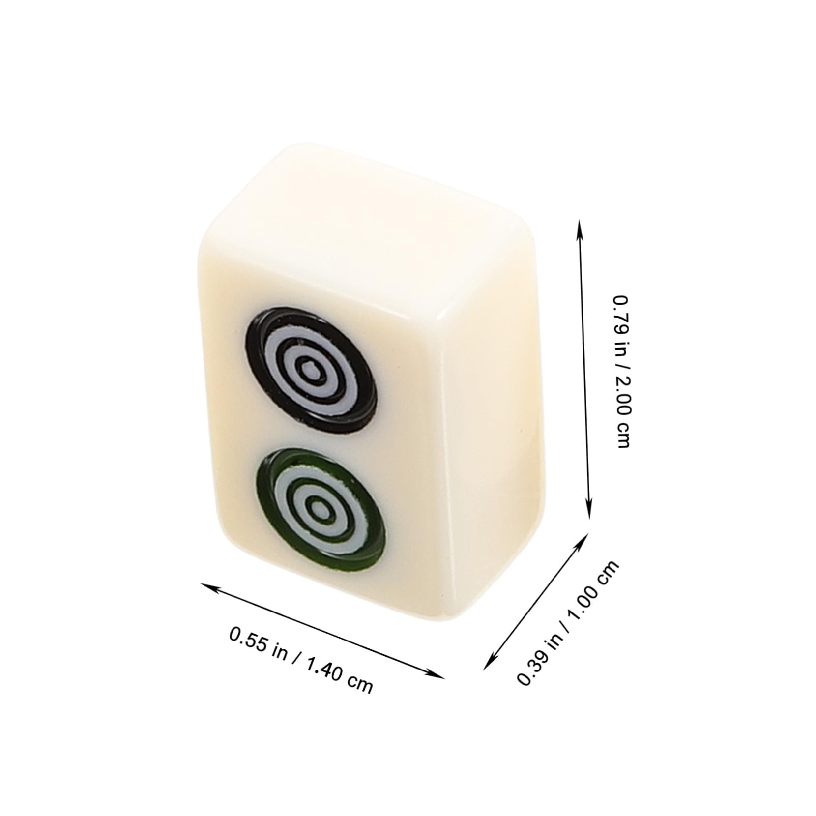 UPKOCH Kleiner Mahjong Satz Tragbares Kleiner Mahjong Reisespiel mit Aufbewahrungsbox für Familie Camping und Freizeit